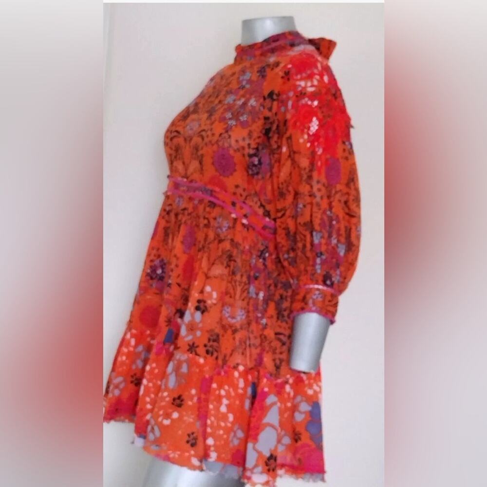 FREE PEOPLE frayed hem open back dress - Picture 7 of 8